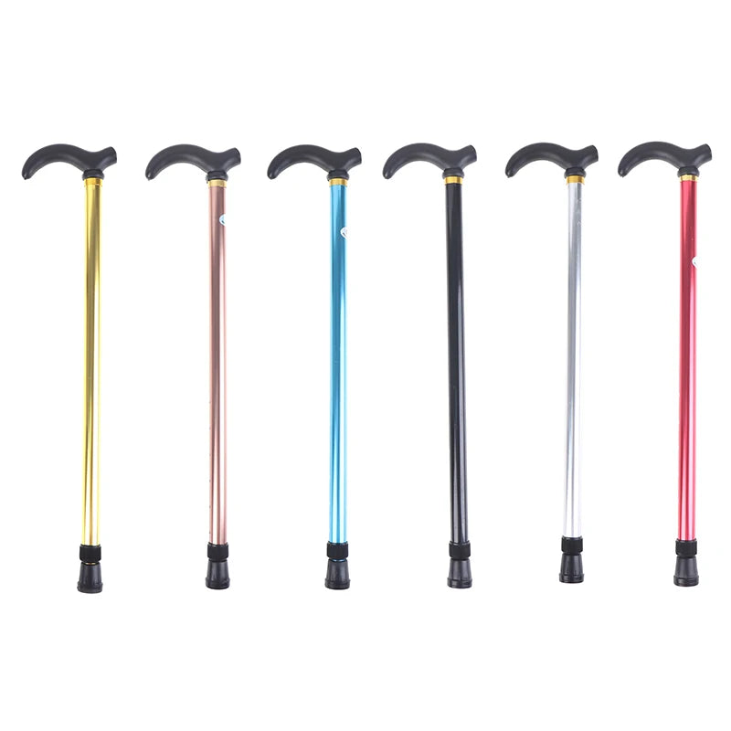 Adjustable Aluminum Alloy Walking Stick — Stable Anti-Skid Support Cane