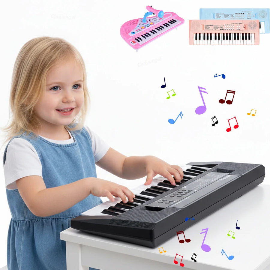 Chriyungel 37-Key Electronic Piano — Musical Learning Toy with Microphone
