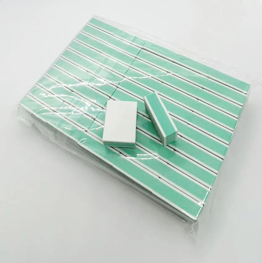 Mini Nail Buffer Blocks — Disposable Polishing Files for Manicure