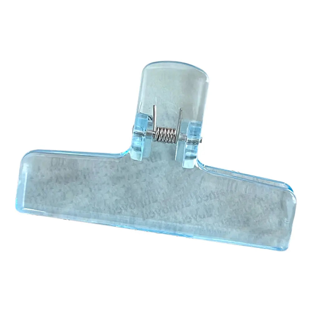 Transparent Binder Clips — Large Clear Document Clamps for School & Office