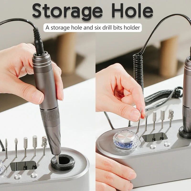Houselin Professional Nail Drill — 40000RPM Electric Manicure Machine