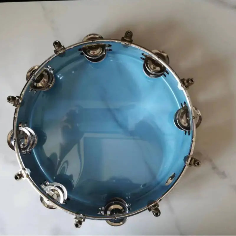Marbit Adjustable Tambourine — Tunable Percussion Instrument with Metal Jingles