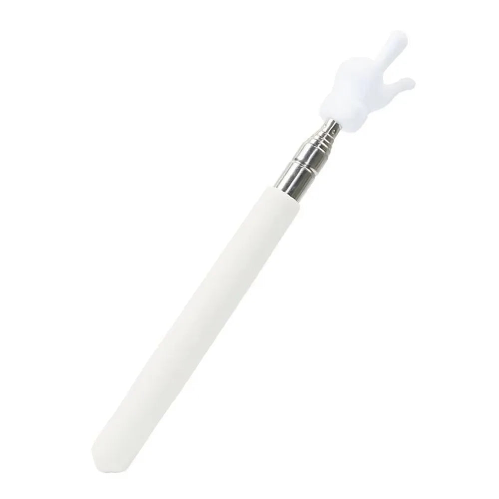 Retractable Stainless Steel Teacher Pointer — Telescopic Classroom Teaching Stick
