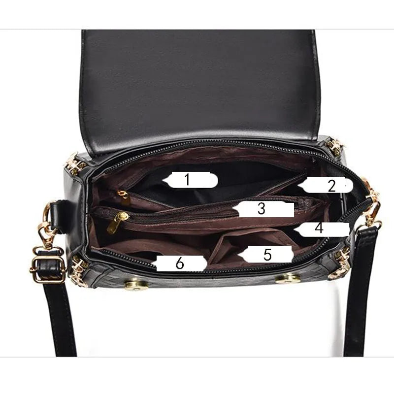 Genuine Leather Bow Bucket Bag — Elegant Shoulder Tote for Women