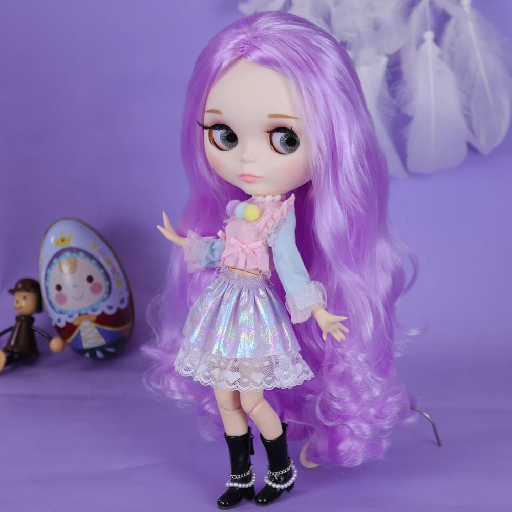 DBS 1/6 BJD Fashion Doll — White Skin Jointed Body for Customization