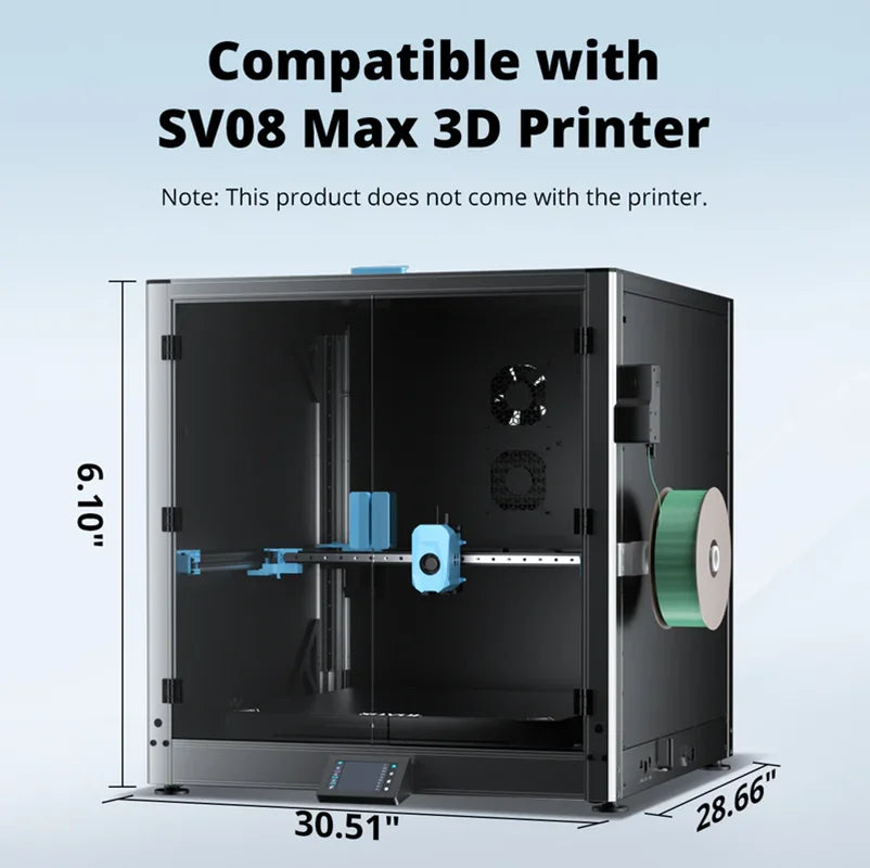 Sovol Metal and Tempered Glass Enclosure — Noise Reduction & Heat Control