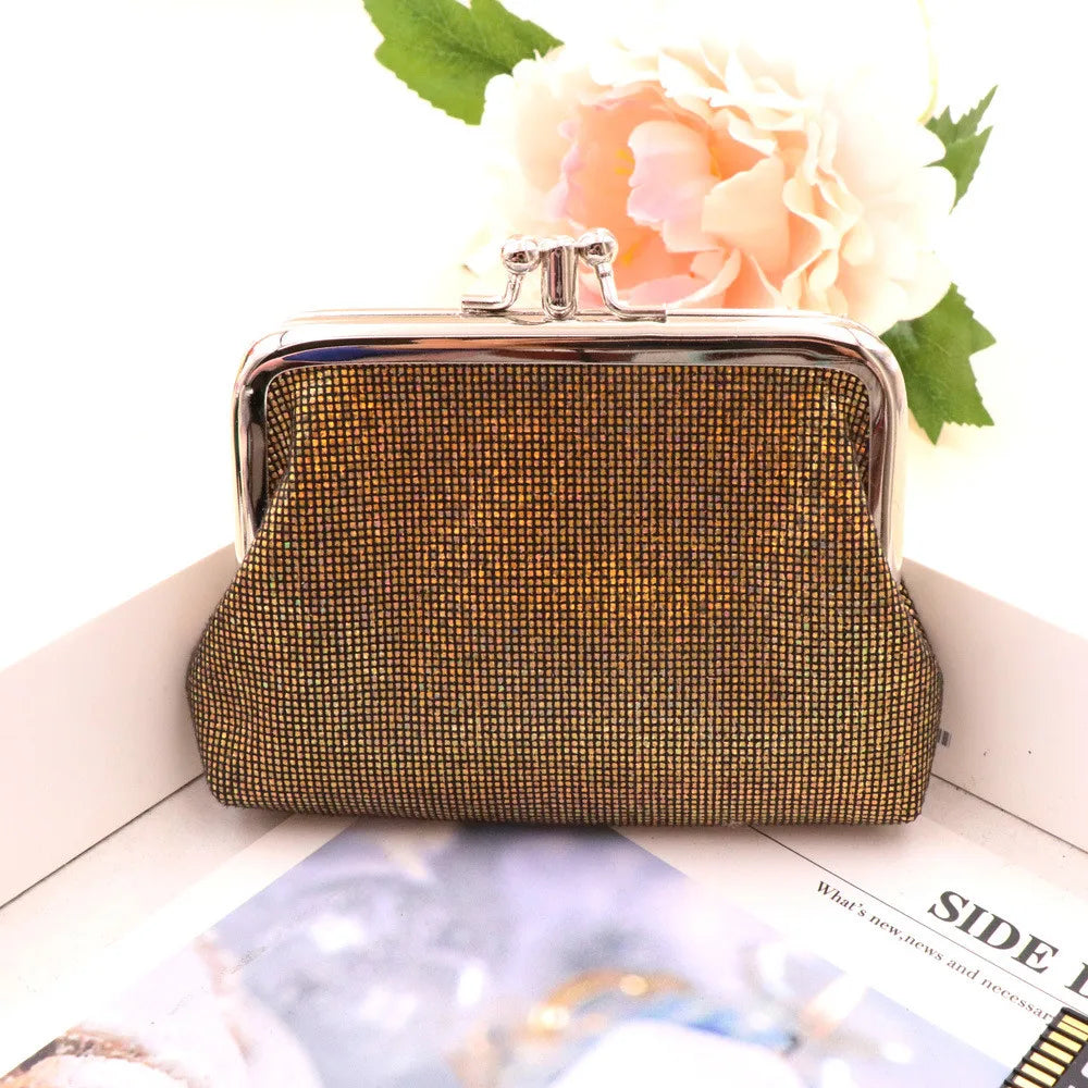 Retro Double Layer Coin Purse — Compact Mini Money Bag & Card Holder