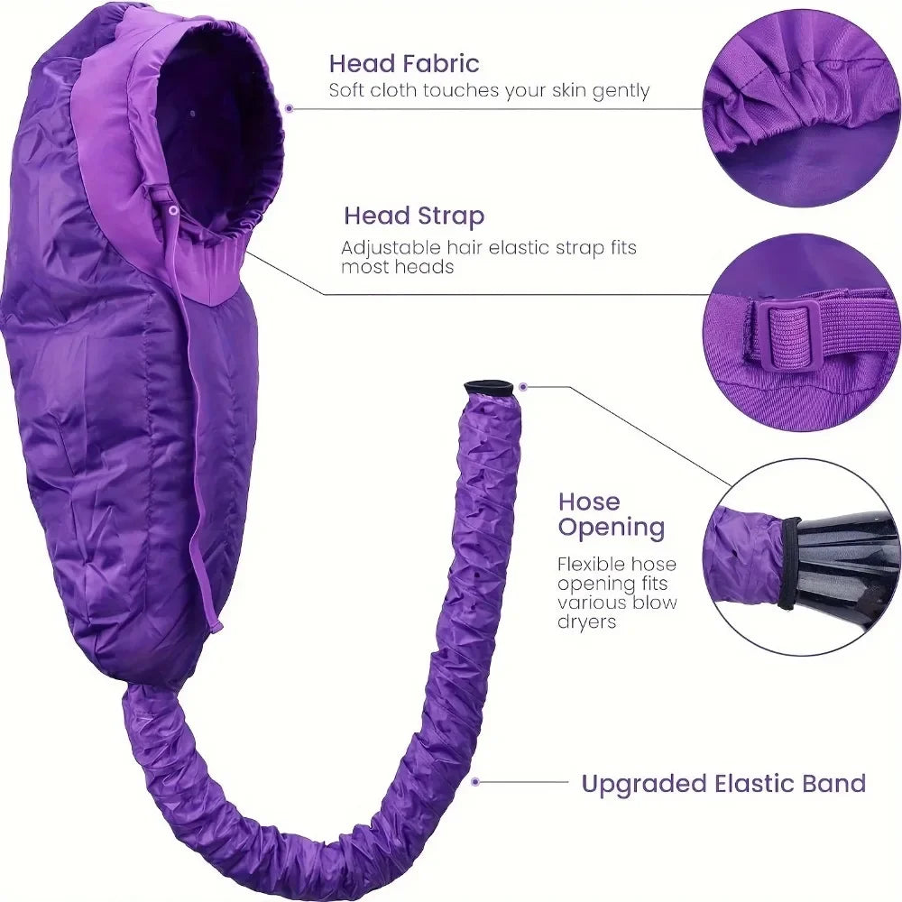 Extra Large Hair Heating Cap — Deep Conditioning & Drying Bonnet