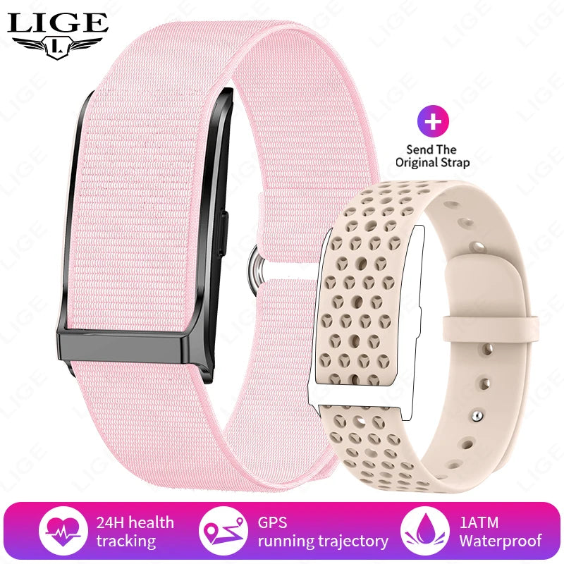 LIGE Smart Watch — Fitness Tracker with Heart Rate & Blood Oxygen Monitor