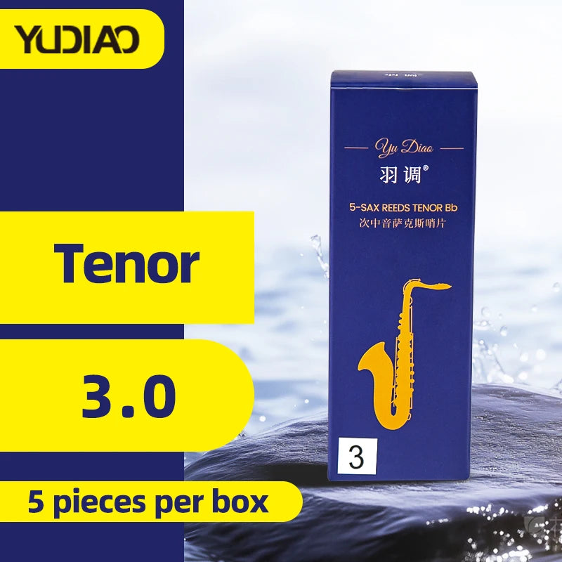 Saxophone Reeds — Natural Air-Dried Wood for Alto, Tenor, and Soprano