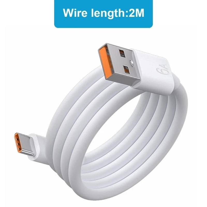 High-Speed USB-C Charging Cable — 66W Fast Charge & 40Mbps Data Sync