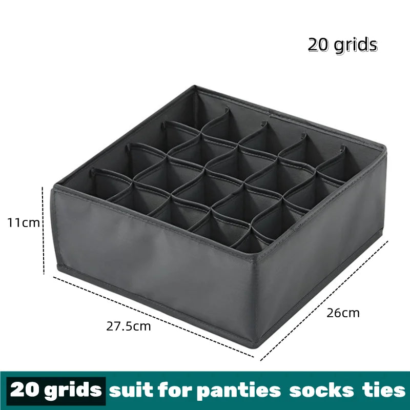PGY Drawer Organizer Dividers — Multi-Grid Storage for Underwear and Socks