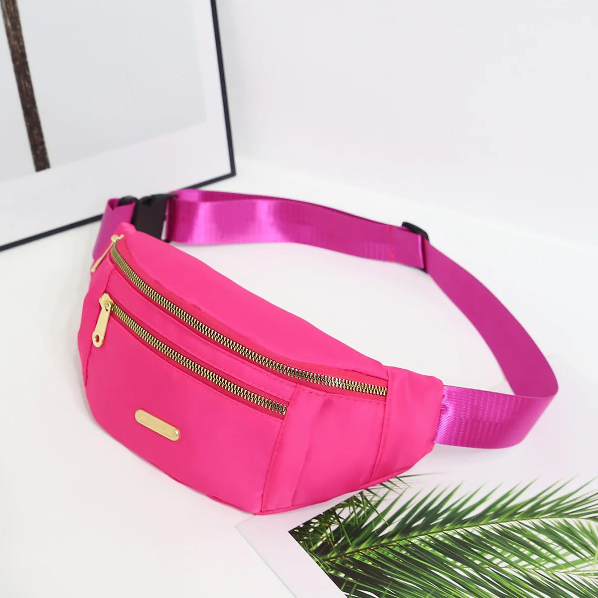 AEROCANDY Waterproof Fanny Pack — Adjustable Waist Bag for Travel and Sports