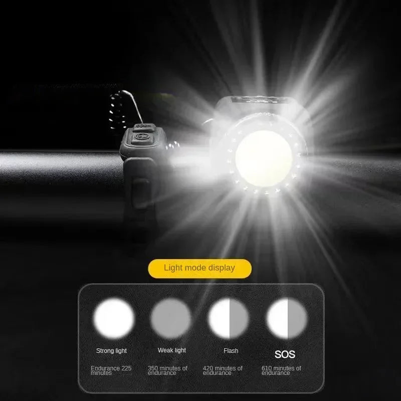MIHJUSFDH Rechargeable Bike Light and Horn — Waterproof MTB Cycling Accessory