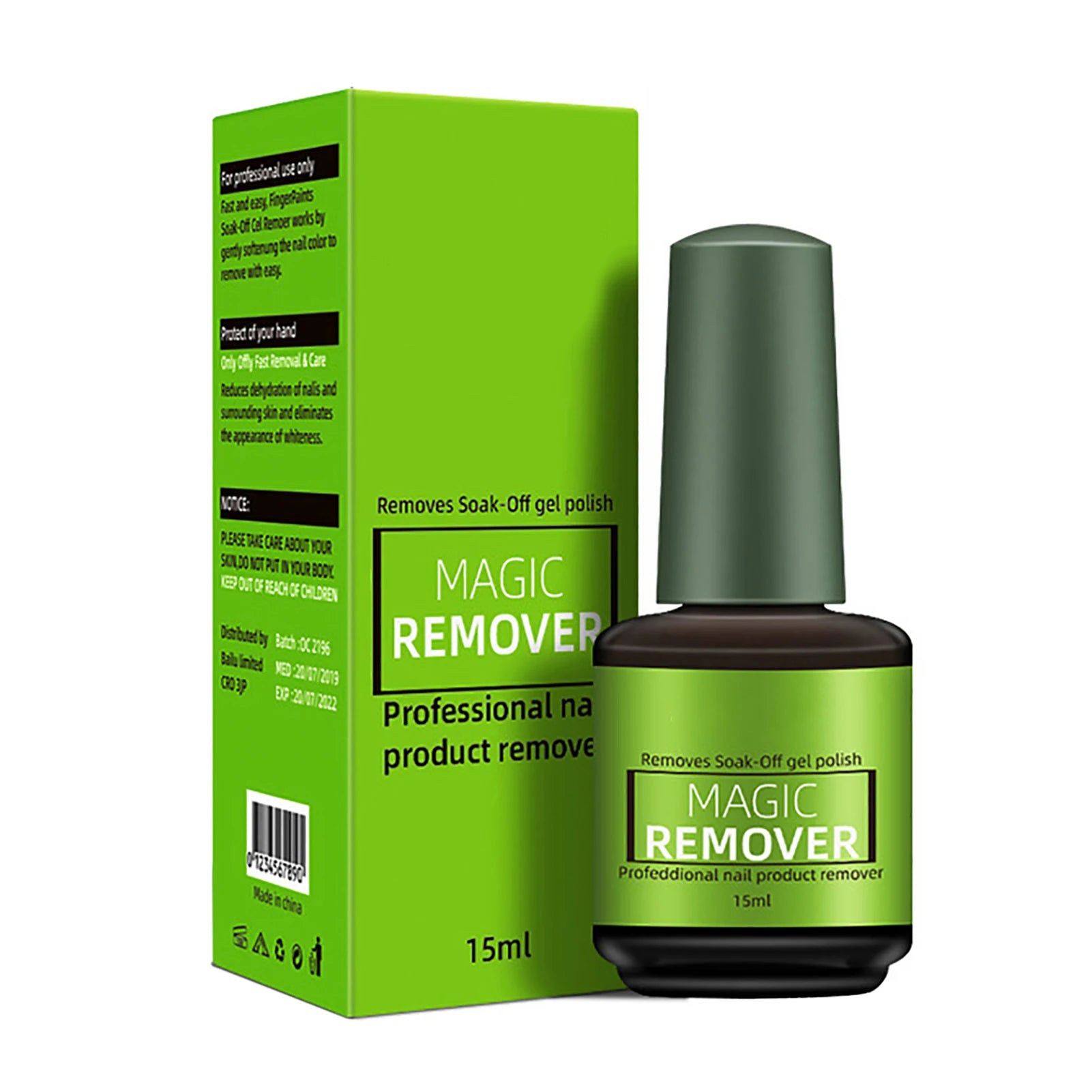 Gel Nail Polish Remover — Quick Soak Off Solution for Acrylics