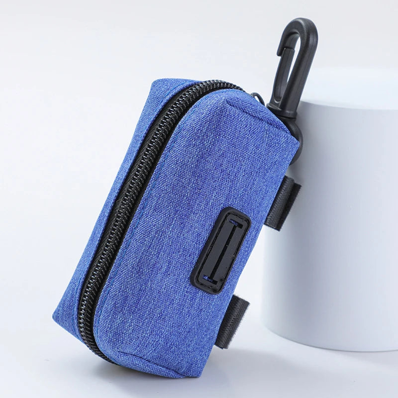 LZJV Dog Poop Bag Dispenser — Portable Waste Bag Holder for Walks