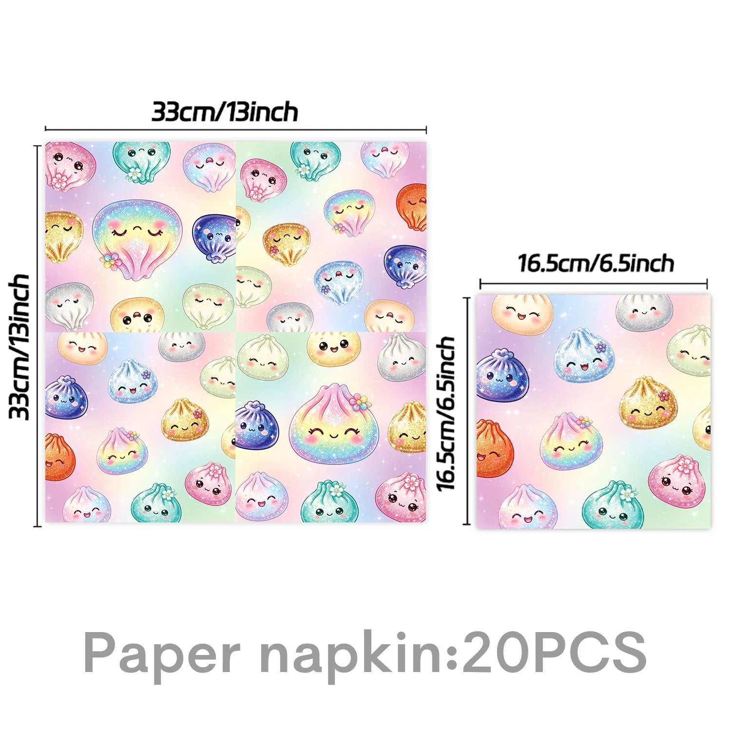 Dumpling Theme Party Decoration Set — Birthday Party Supplies & Favors