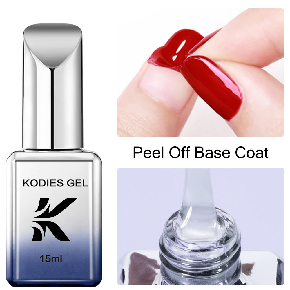 KODIES GEL Super Sticky Base Coat — Strong Semi-Permanent Nail Foundation