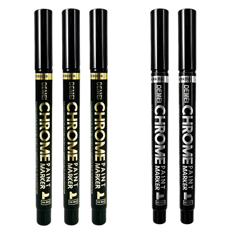 Mirror Marker Pens — High Gloss Reflective Paint for DIY Crafts