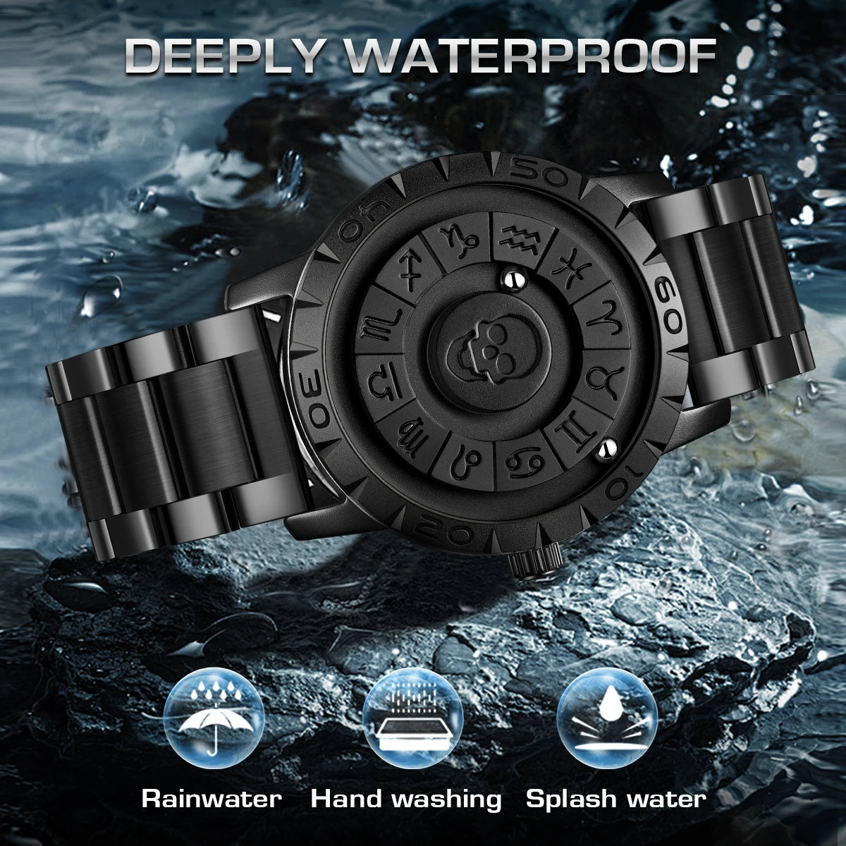 foxbox Magnetic Levitation Watch — Creative Floating Pointer Quartz Timepiece
