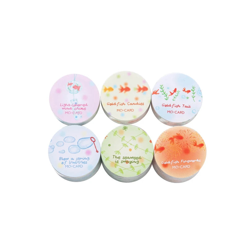 Fish Bubble Series Washi Tape — Decorative Retro Masking Tape for Scrapbooking