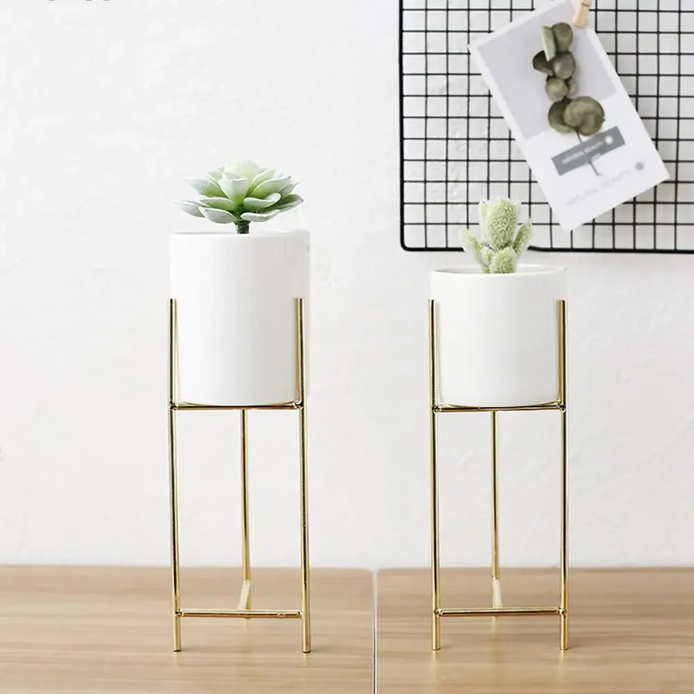 Ceramic Flower Stand Kit — Nordic Style Water Planting Vase Set