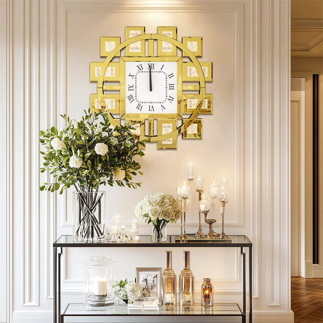 Luxury Wall Clock — Silent Modern Decor
