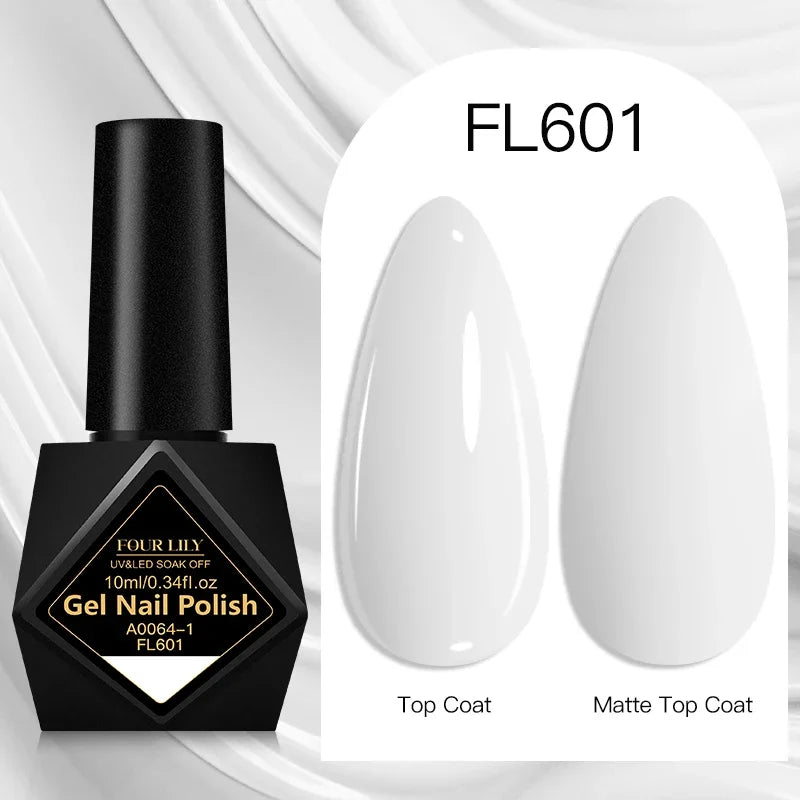 Four Lily Gel Nail Polish — Long Lasting Semi-Permanent Manicure Set