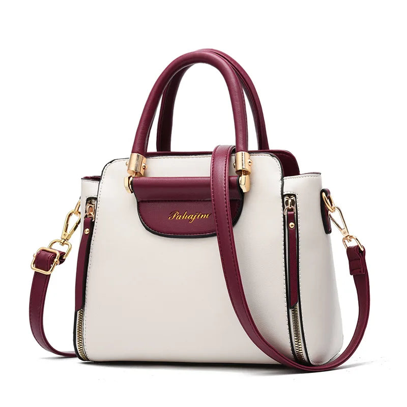Women's PU Leather Shoulder Bag — Stylish Underarm Handbag for Casual Wear
