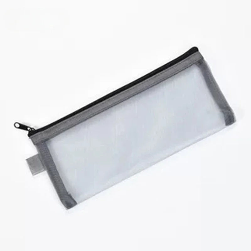 Portable Mesh Cosmetic Bag — Versatile Travel Organizer & Makeup Pouch