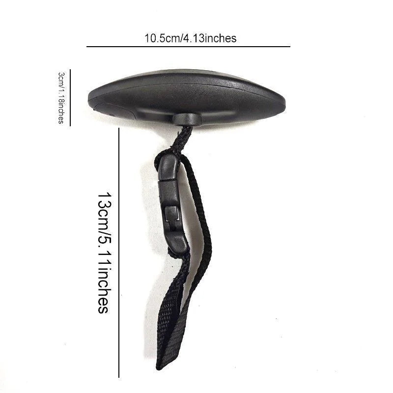 Digital Luggage Scale — High Precision Portable Hanging Scale with Webbing