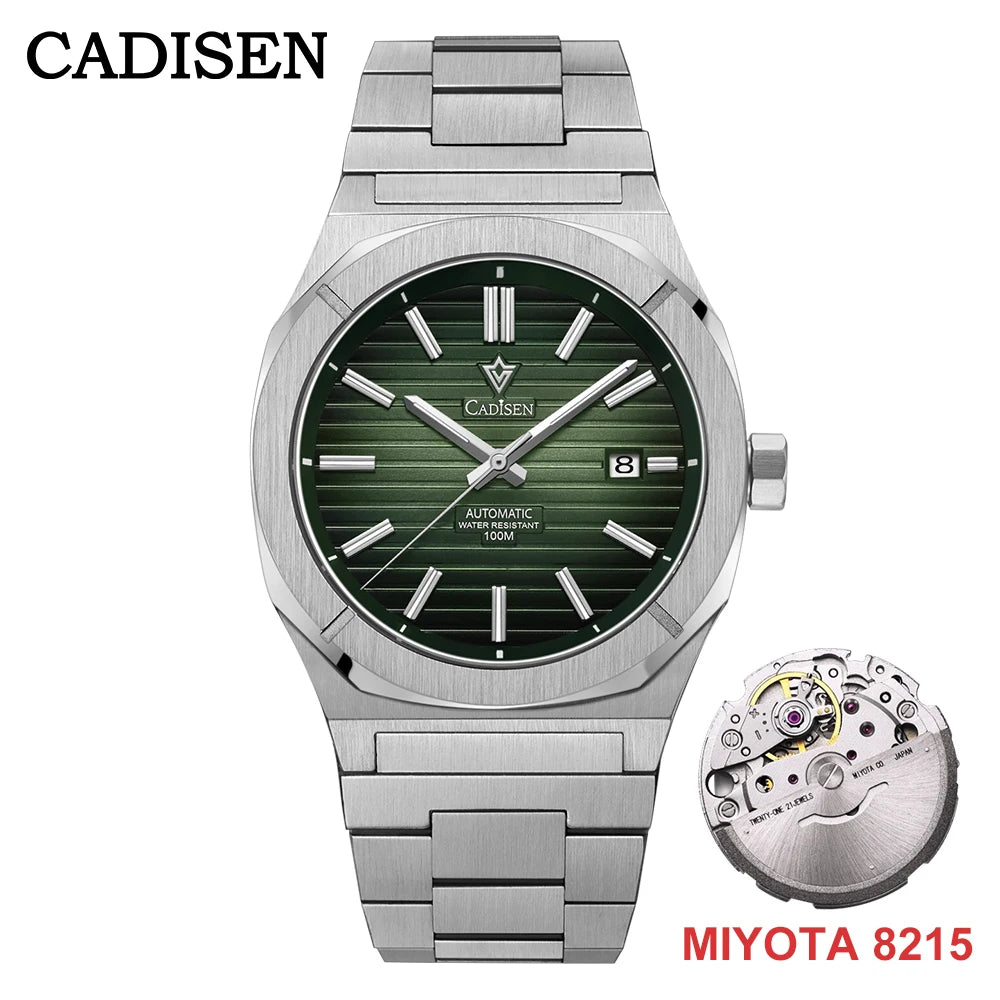Cadisen Automatic Diver Watch — Retro Luxury Mechanical Timepiece