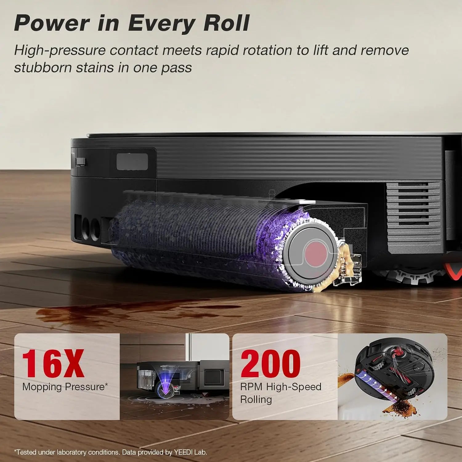 MelodySusie Robot Vacuum — Advanced Pre-Spray Cleaning Floor Cleaner