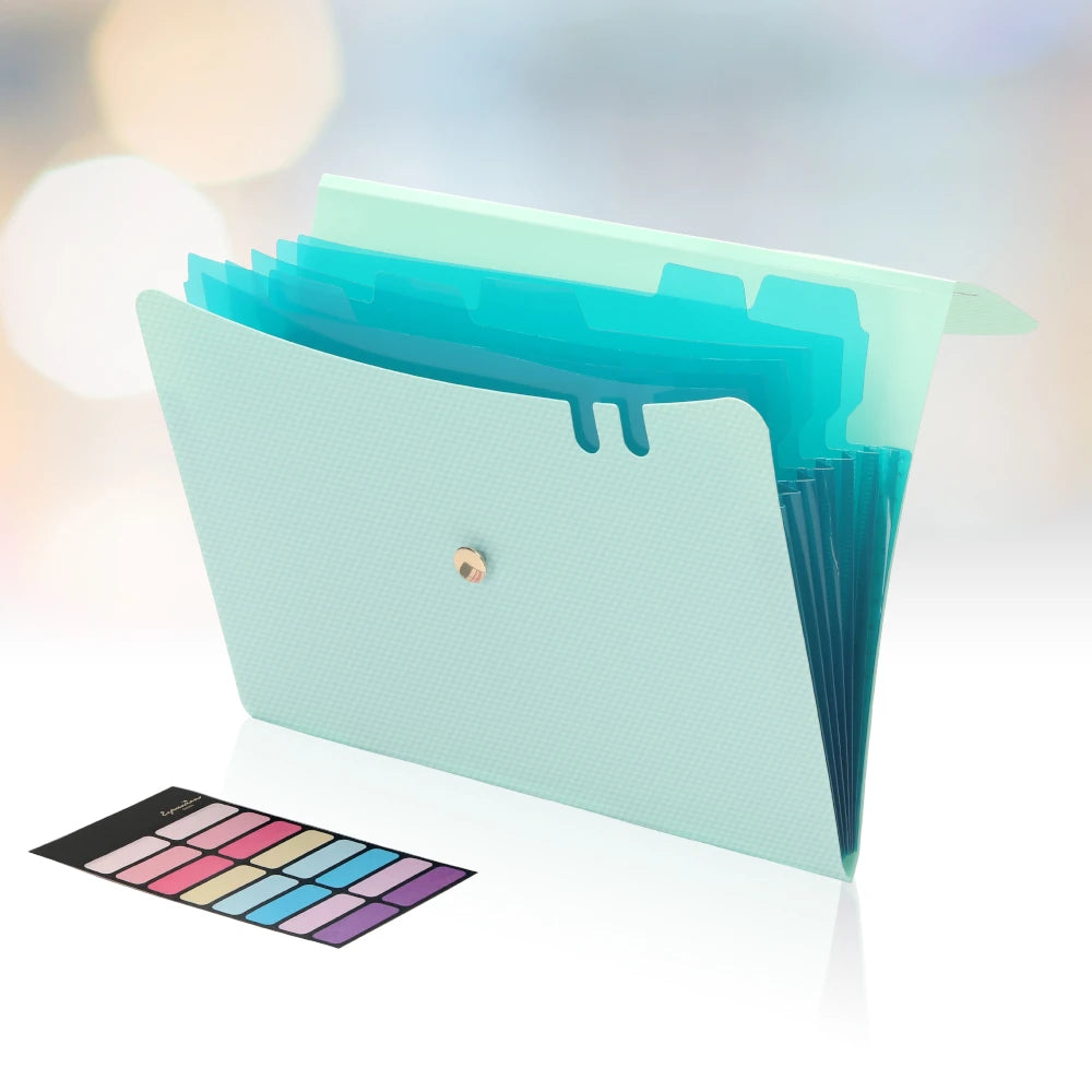 Expanding File Folder — 7 Pocket Accordion Organizer for A4 & Letter