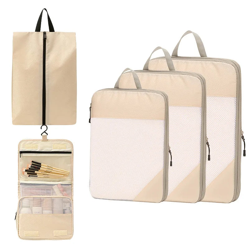 Ufine Travel Packing Cubes — Compression Storage Bags for Organized Luggage