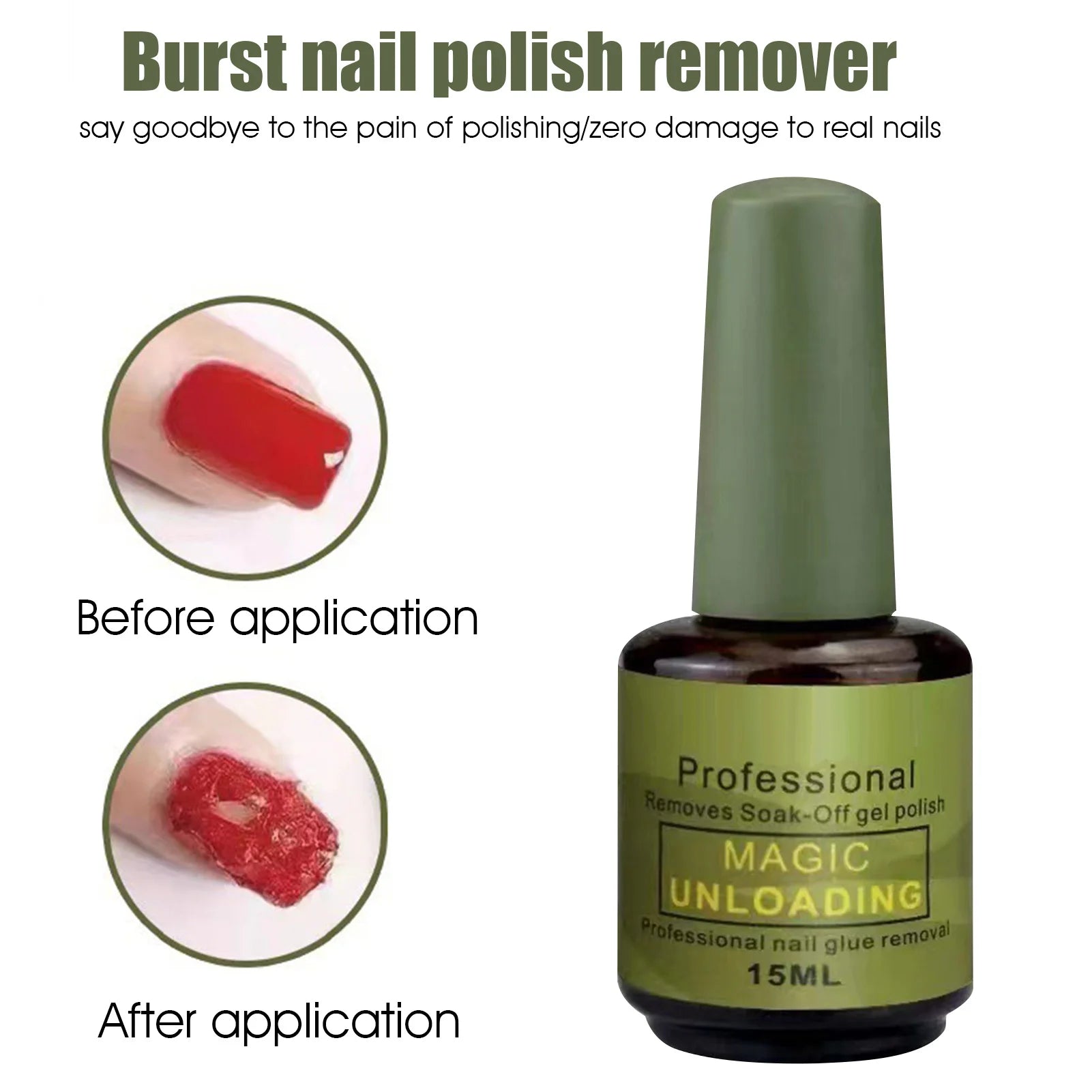 Gel Nail Polish Remover — Quick Soak Off Solution for Acrylics