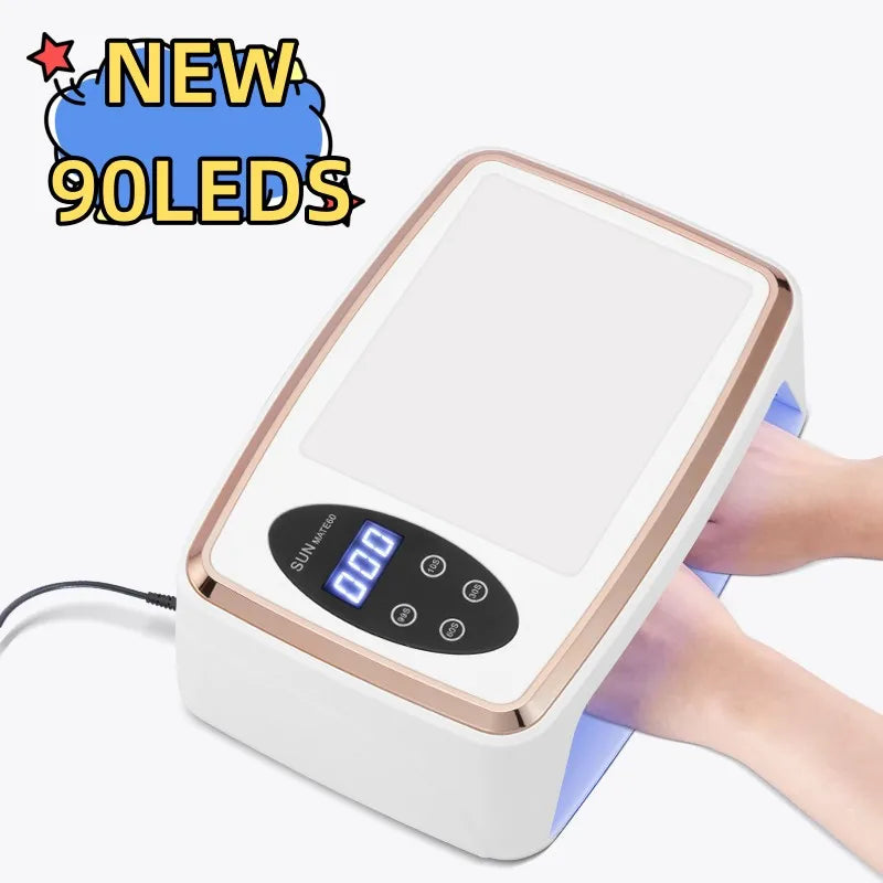 Kellegoos 90 LED Nail Dryer — Professional UV/LED Gel Curing Lamp
