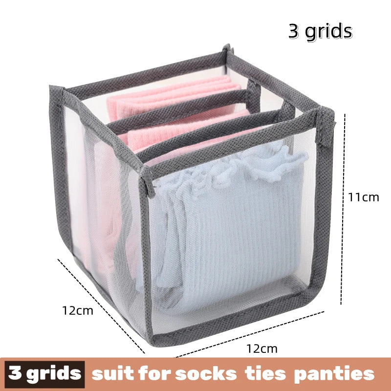 PGY Drawer Organizer Dividers — Multi-Grid Storage for Underwear and Socks