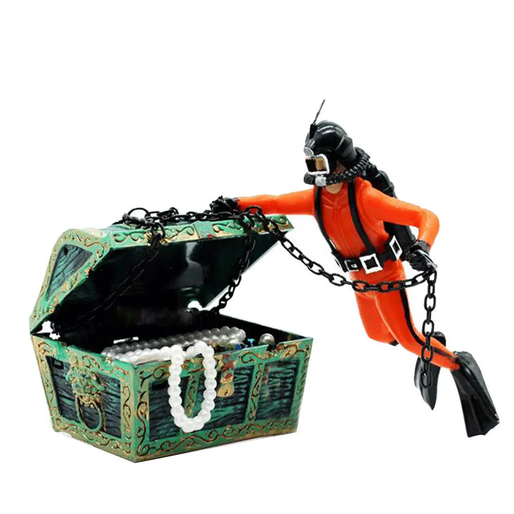 Aquarium Shipwreck Ornament — Air-Driven Decorative Boat for Fish Tanks