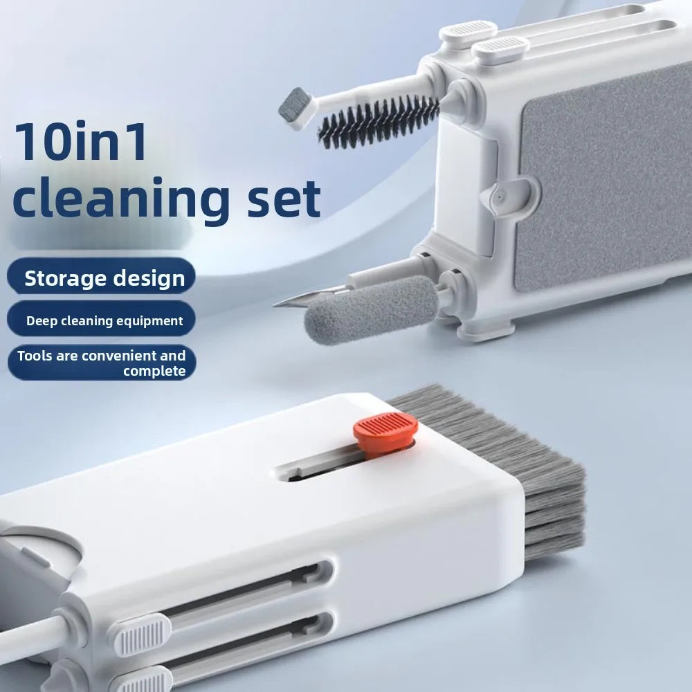 10-in-1 Electronic Cleaning Kit — Multipurpose Tool Set for Keyboards and Screens