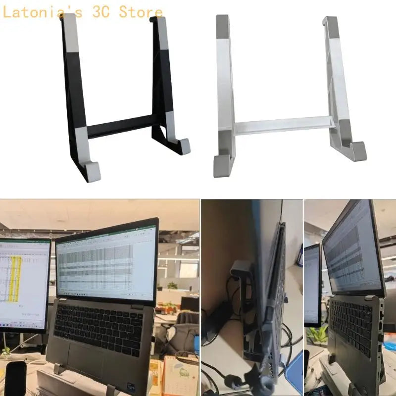 Adjustable Laptop Stand — Ergonomic Vertical and Side Support