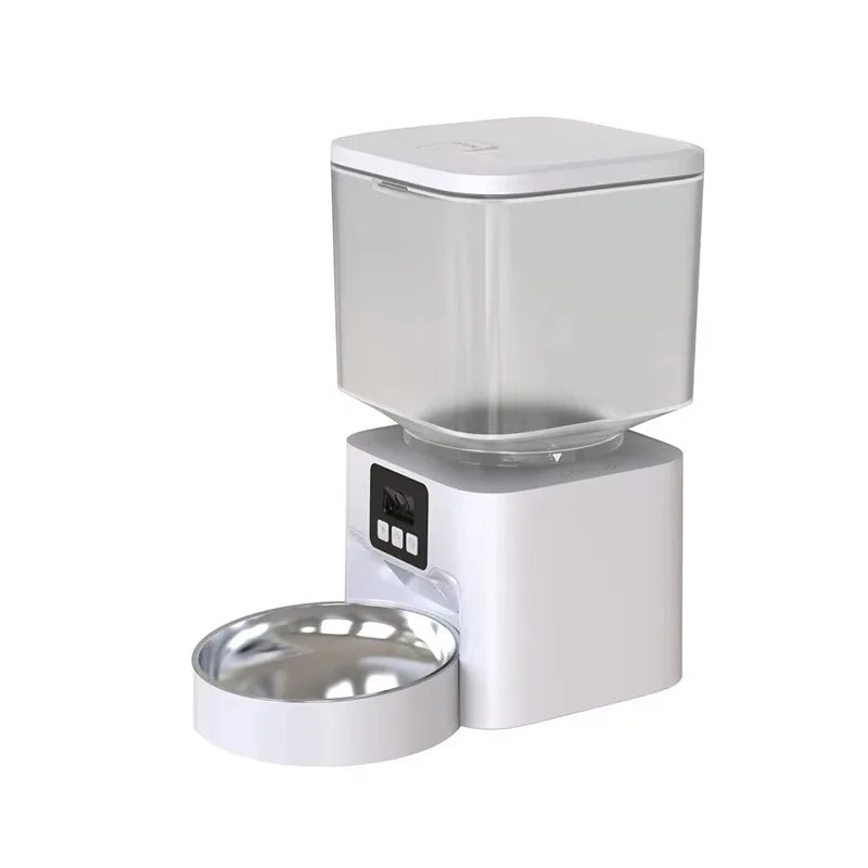 Automatic Dual-Bowl Pet Feeder — Programmable Portion Control Dispenser