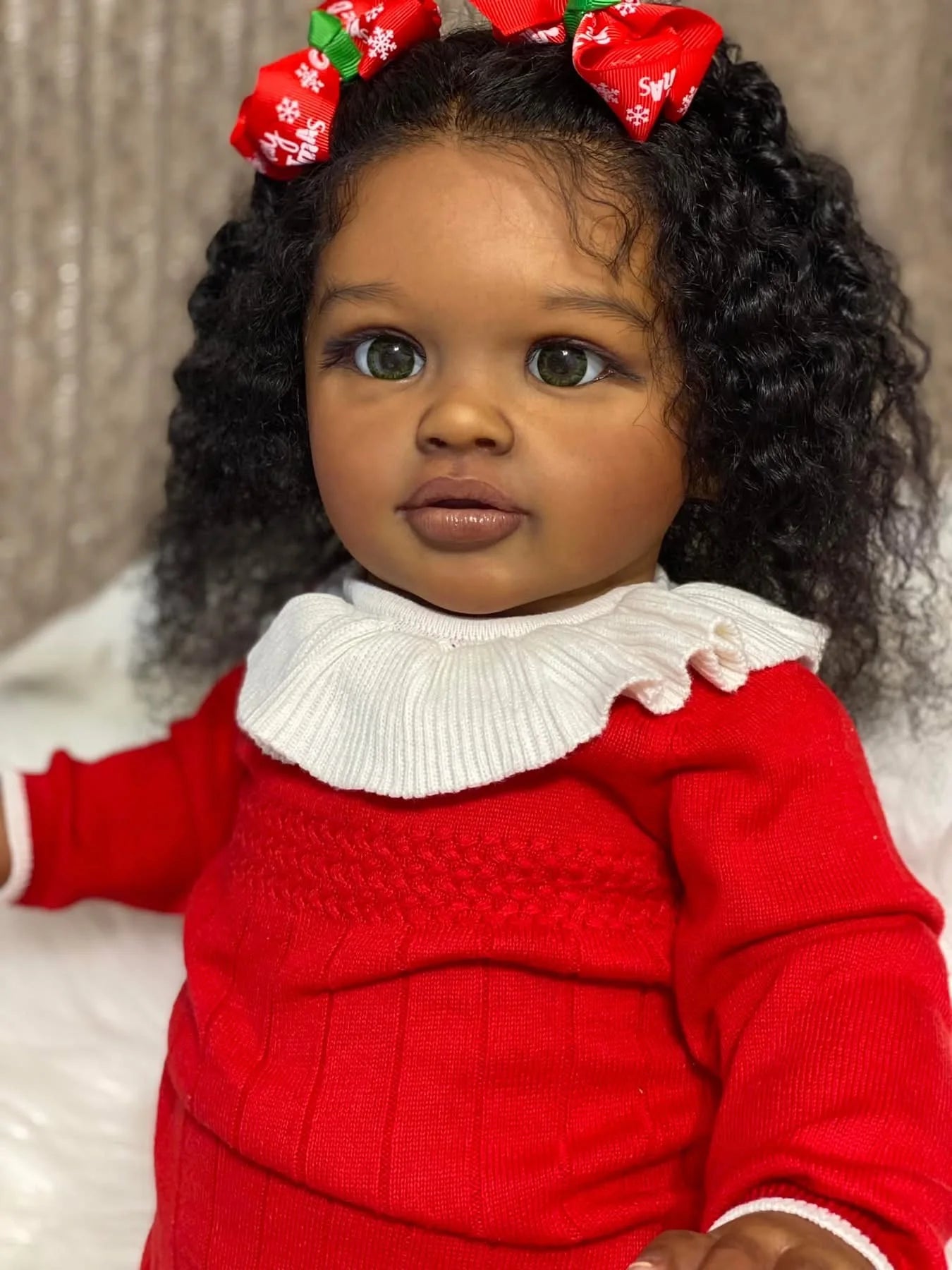 NPK Lifelike Reborn Toddler Doll — 26 Inch Soft Touch Dark Skin Baby