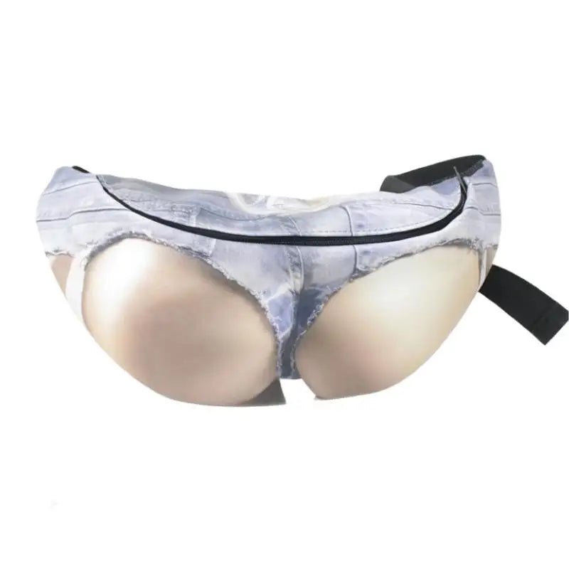 ZTBBAO Realistic Fake Belly Fanny Pack — Funny Prank Waist Bag for Parties