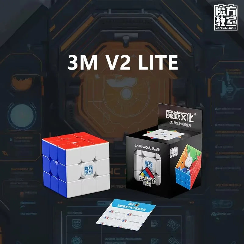 Magnetic 3x3 Speed Cube — Professional Puzzle Toy for Kids and Adults
