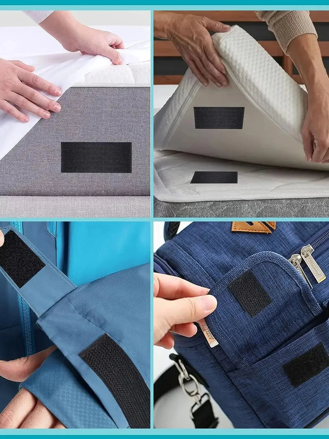 Self-Adhesive Hook and Loop Tape — Strong Fastener for DIY Projects