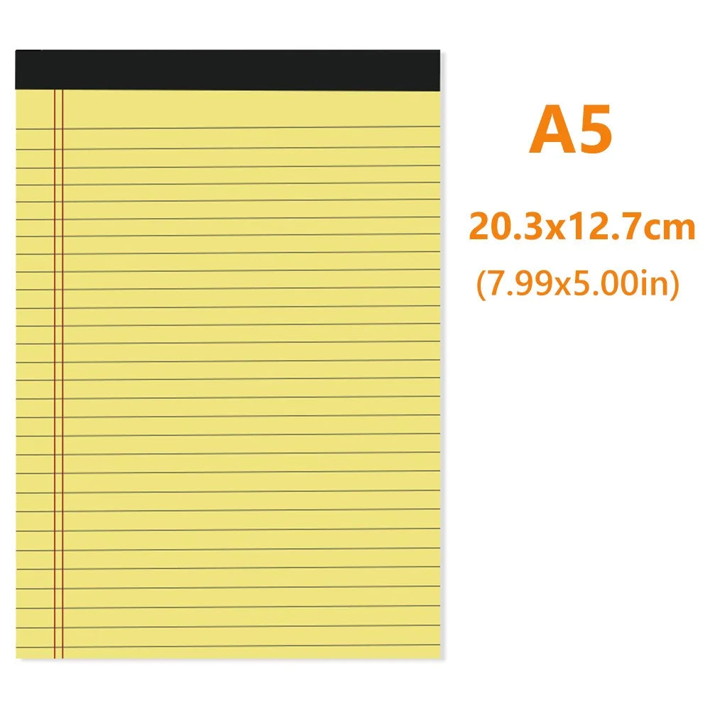 Thickened Writing Pad — Tearable Legal Memo Notebook for Students