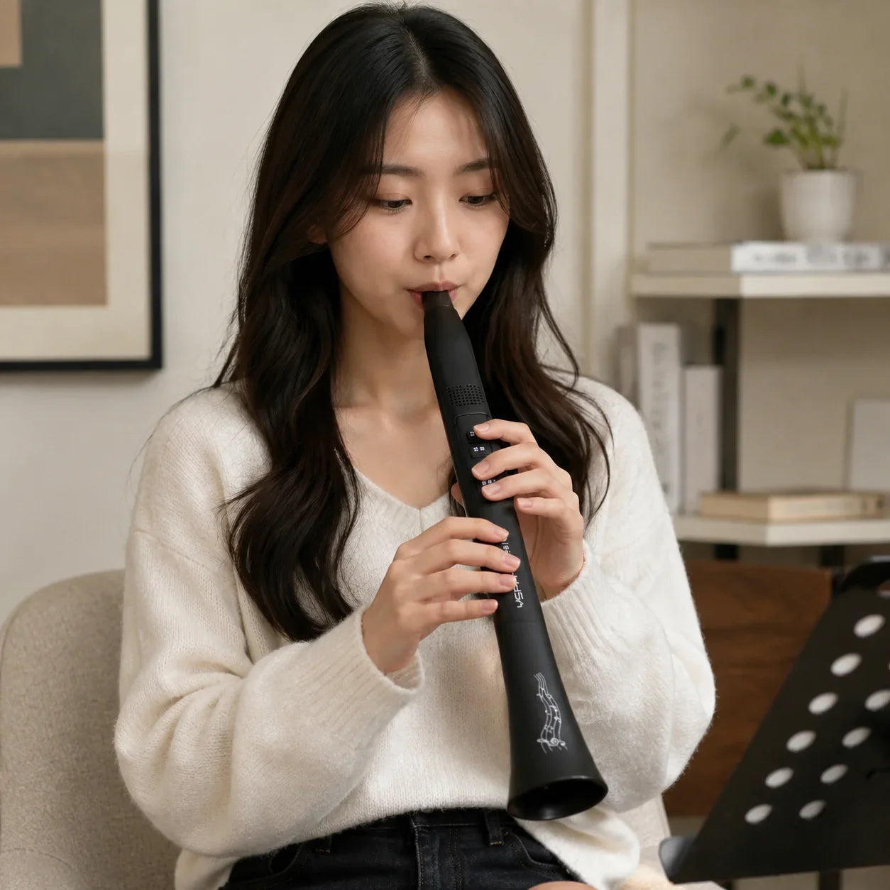 Portable Electric Music Tube — Bluetooth Electronic Wind Instrument
