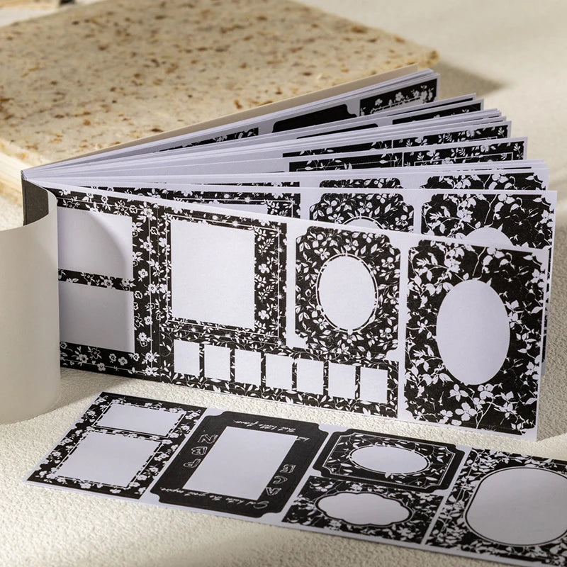 Vintage Border Frame Sticker Kit — 30 Pcs Large Scrapbooking Supplies