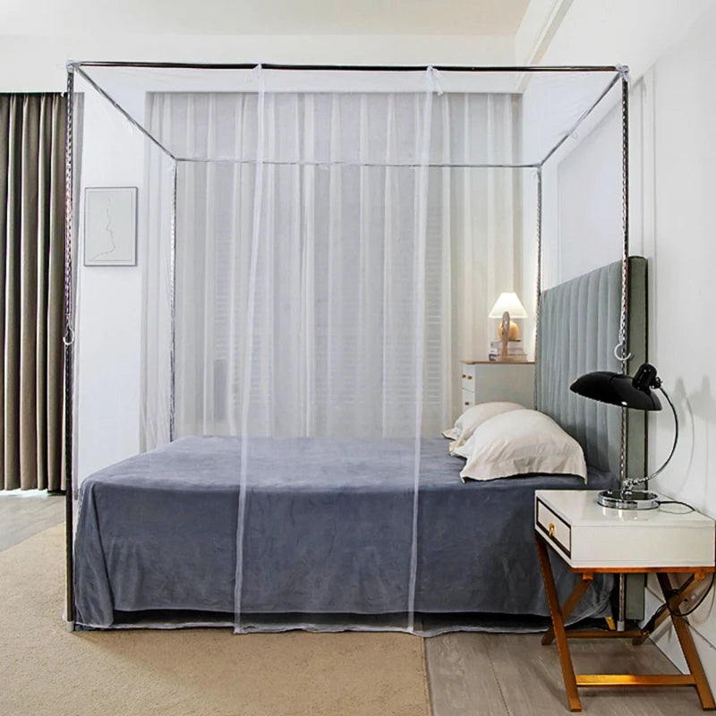 Lace Mosquito Net Canopy — Decorative Bedding Mesh for Bedroom or Outdoor Use